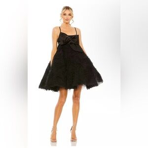 Mac Duggal
Women's Bow Front Tulle Mini Dress